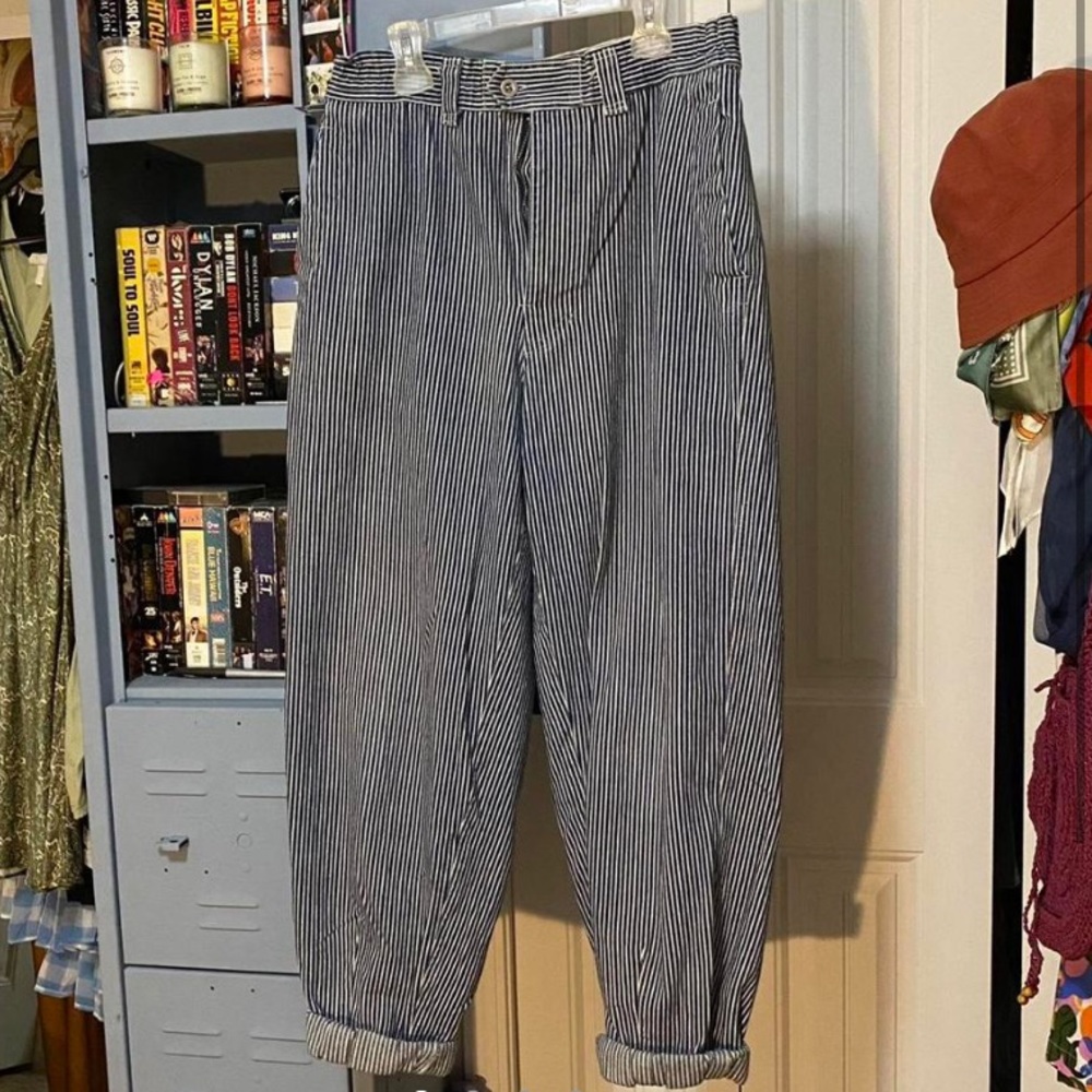 Vintage, 80’s, striped, Issey Miyake Plantation pants